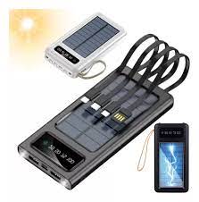 Power Bank  Portátil Carga Solar